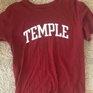 Temple university men’s T-shirt. Large.